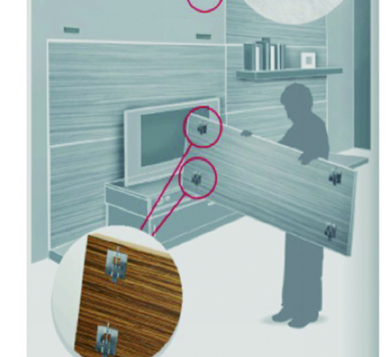 Herrajes instalación paneles