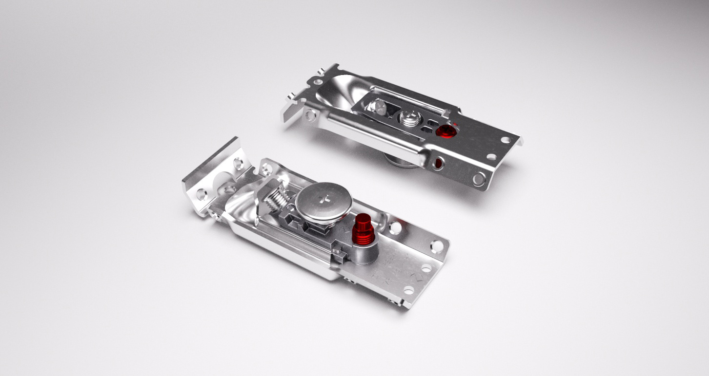 Colgador oculto LIBRA H1 para gabinetes altos