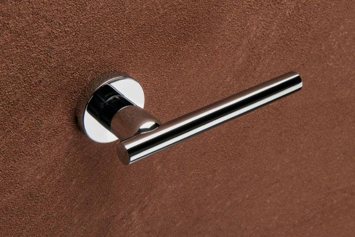 Set de manijas OLIVARI, modelo STILO, diseño de Enzo Mari, 2003