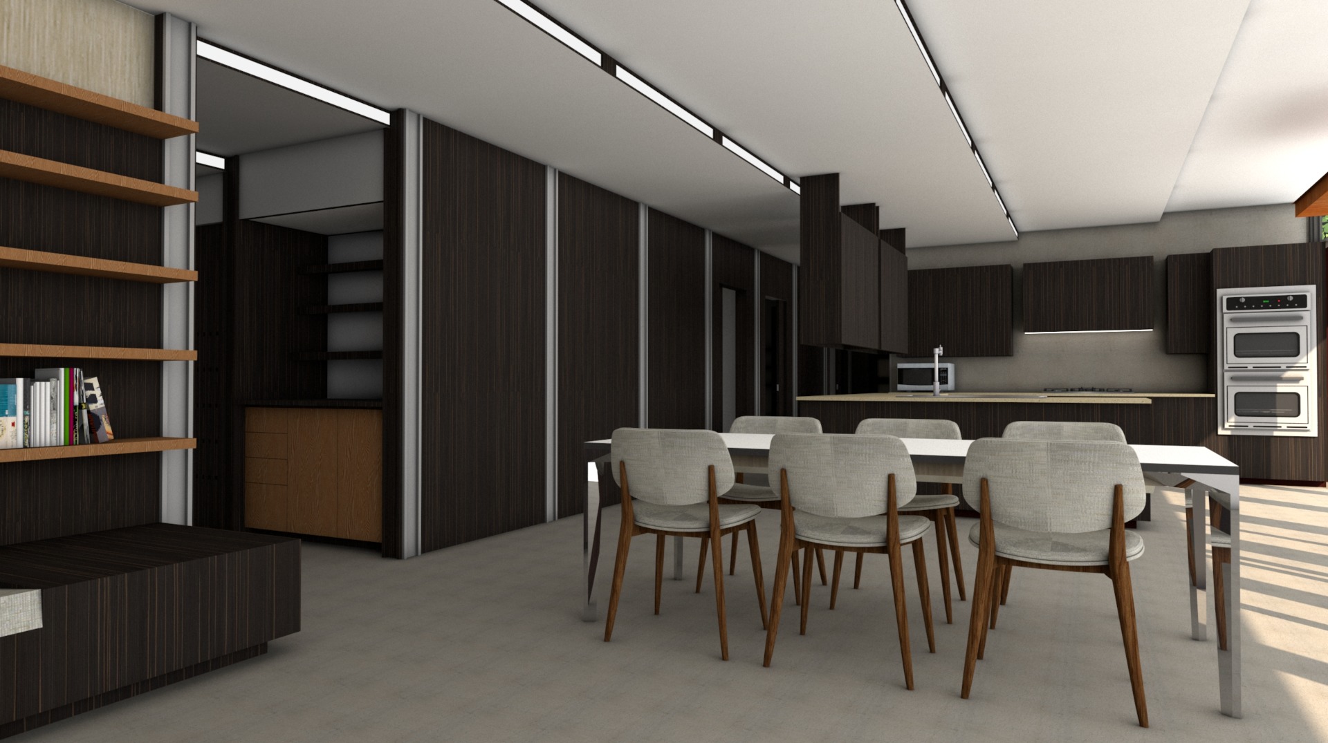 Laminado EBANO AMMARA (50.45G), medida 3050 x 1300 mm, acabado GROOVE