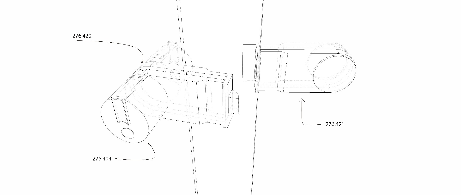 Aplicación para puerta de doble hoja
