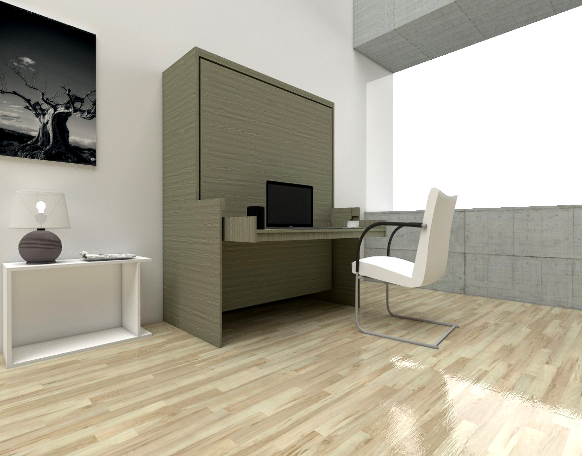 Herraje VANCOUVER para cama-escritorio abatible, para colchón matrimonial