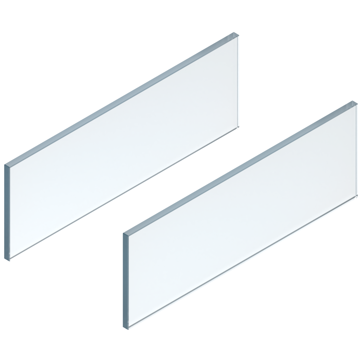 Juego de 2 vidrios laterales LEGRABOX FREE, 138mm X 500mm