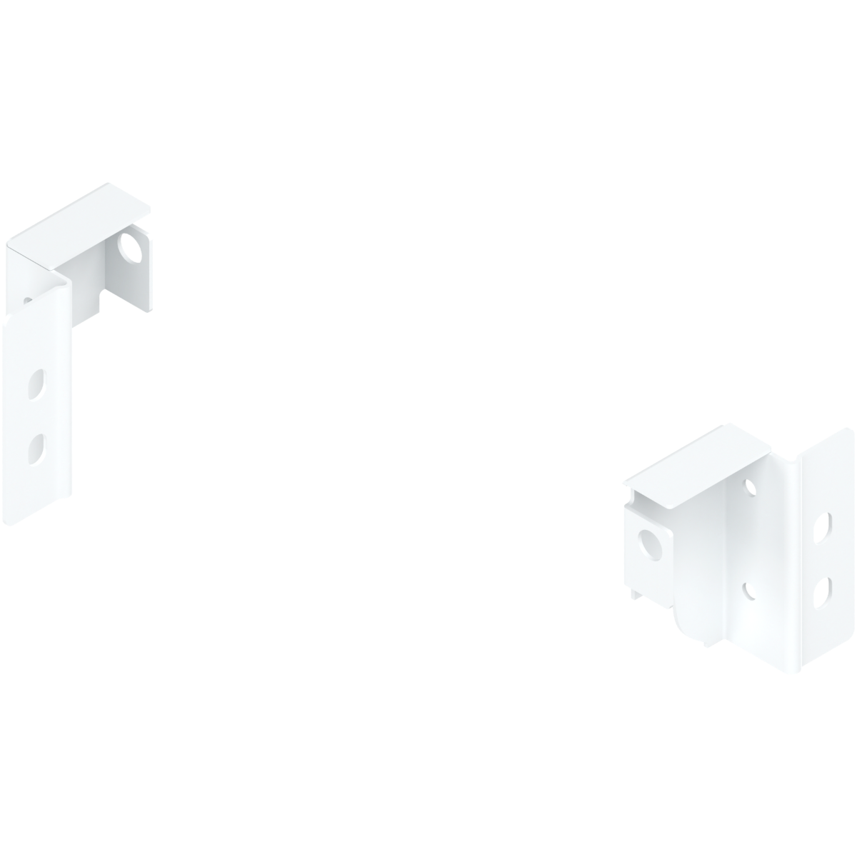 Brackets posteriores para bajo fregadero ANTARO, blanco seda (Hasta agotar existencias)