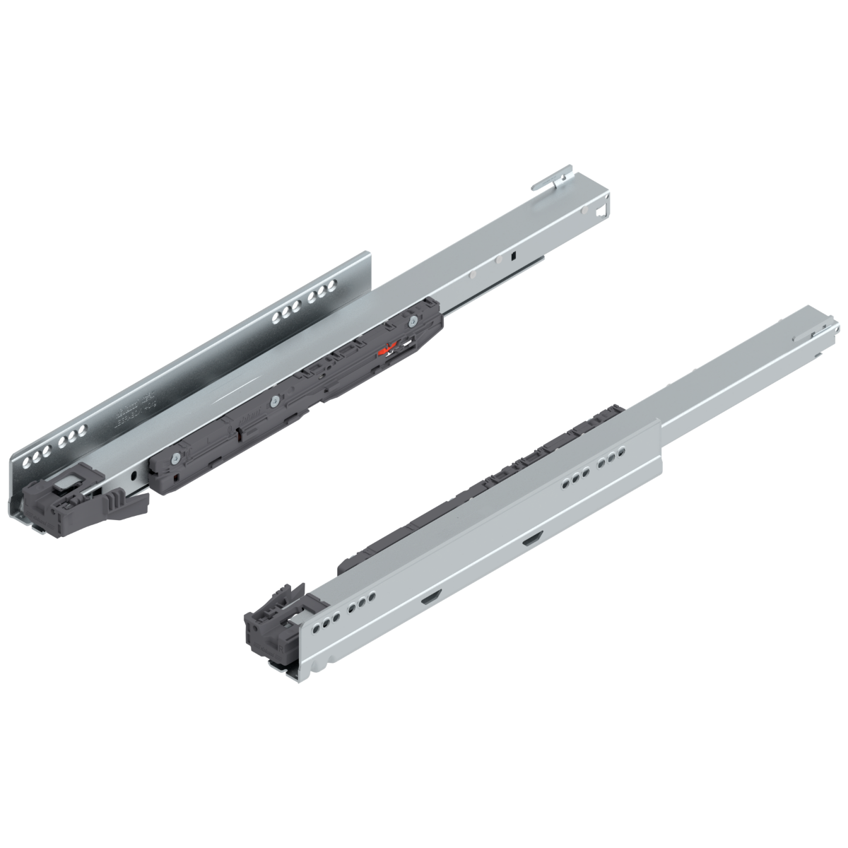 Correderas LEGRABOX BLUMOTION S extensión total, longitud 500 mm, 40kg