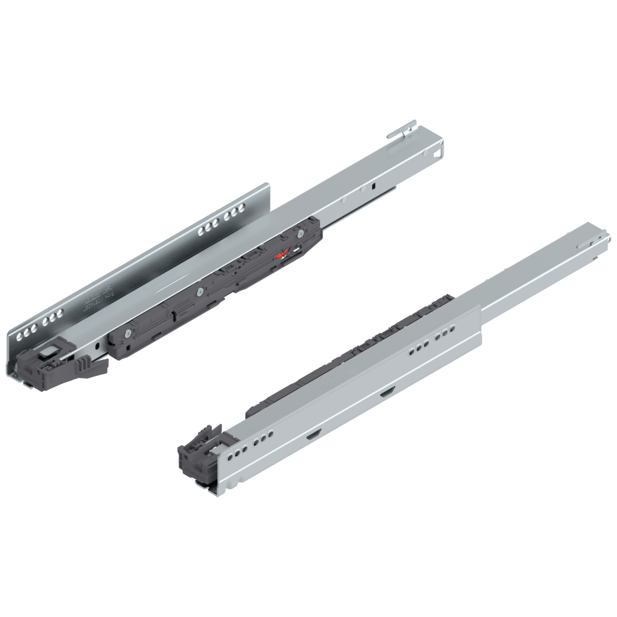 Correderas LEGRABOX BLUMOTION S, extensión total