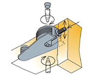Perno QUICKFIT con taquete de expansión 5mm para muebles.