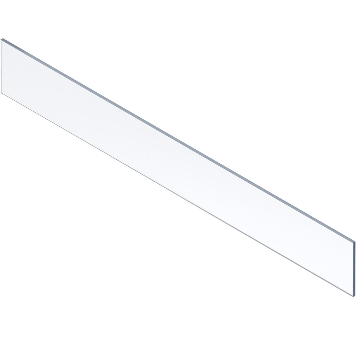 Pieza de vidrio transparente, ALTO para cajón interior MERIVOBOX