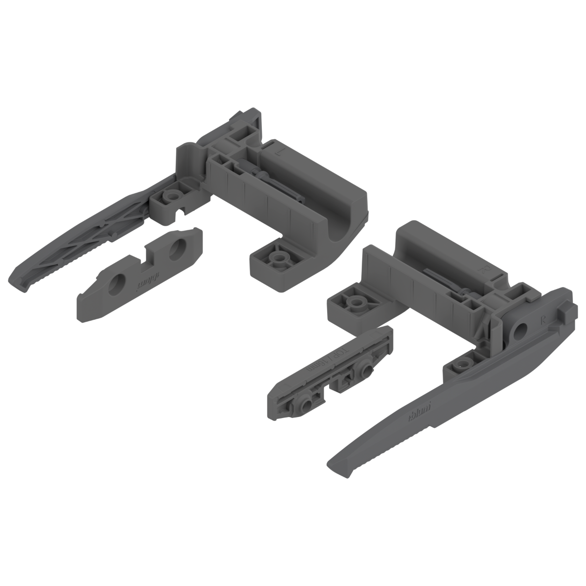 Sistema de bloqueo del entrepaño para TANDEM y MOVENTO, extensión total