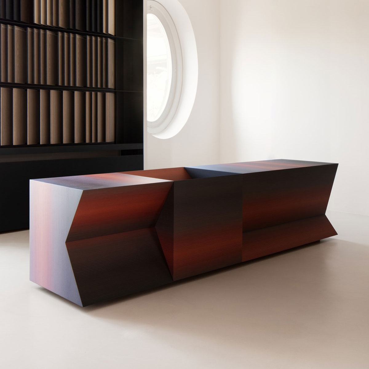 Chapa precompuesta ALPI Tramonto (18.94) Diseño de Konstantin Grcic, Largo 2.50 m.