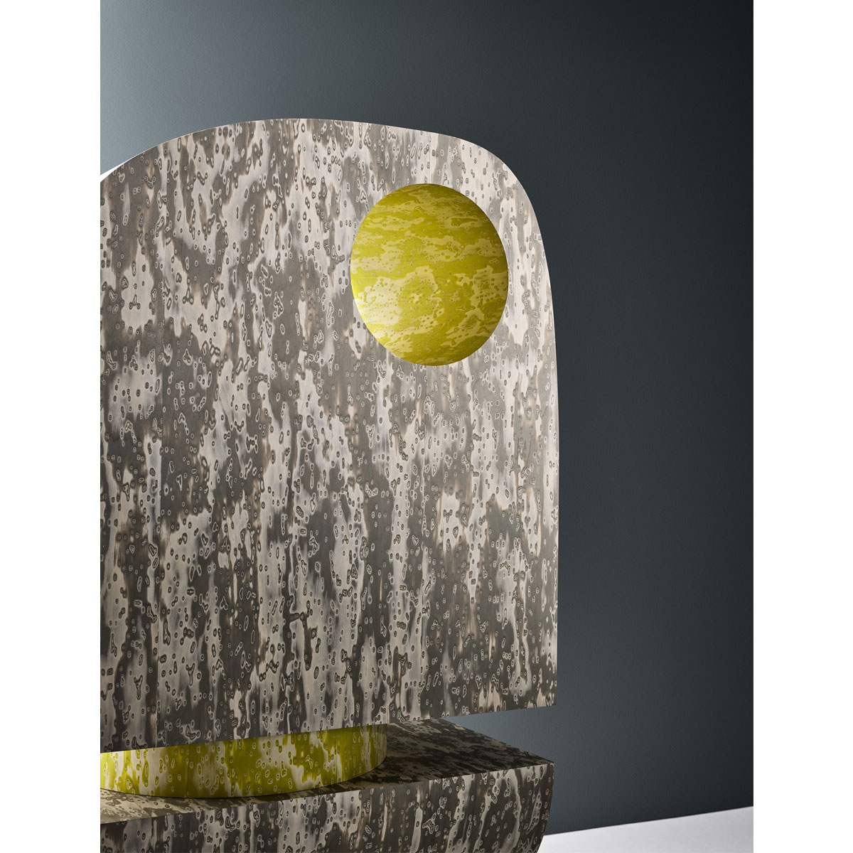 Chapa precompuesta ALPI Wooclé Grey (18.36) Diseño de GamFratesi, Largo 2.50 m.