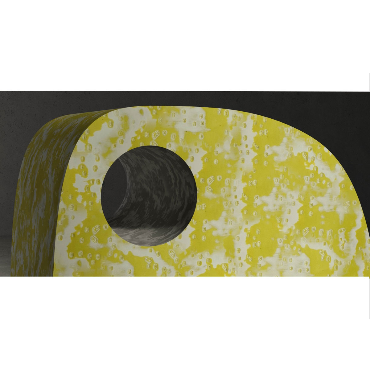 Chapa precompuesta ALPI Wooclé Yellow (18.35) Diseño de GamFrates, Largo 2.50 m