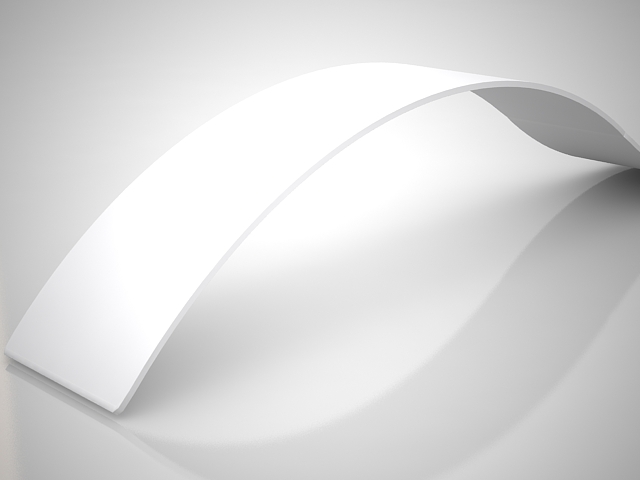 Cubre canto para ZENIT de ABS, color BLANCO, ancho 23 mm., espesor 1 mm., long. 50 m.