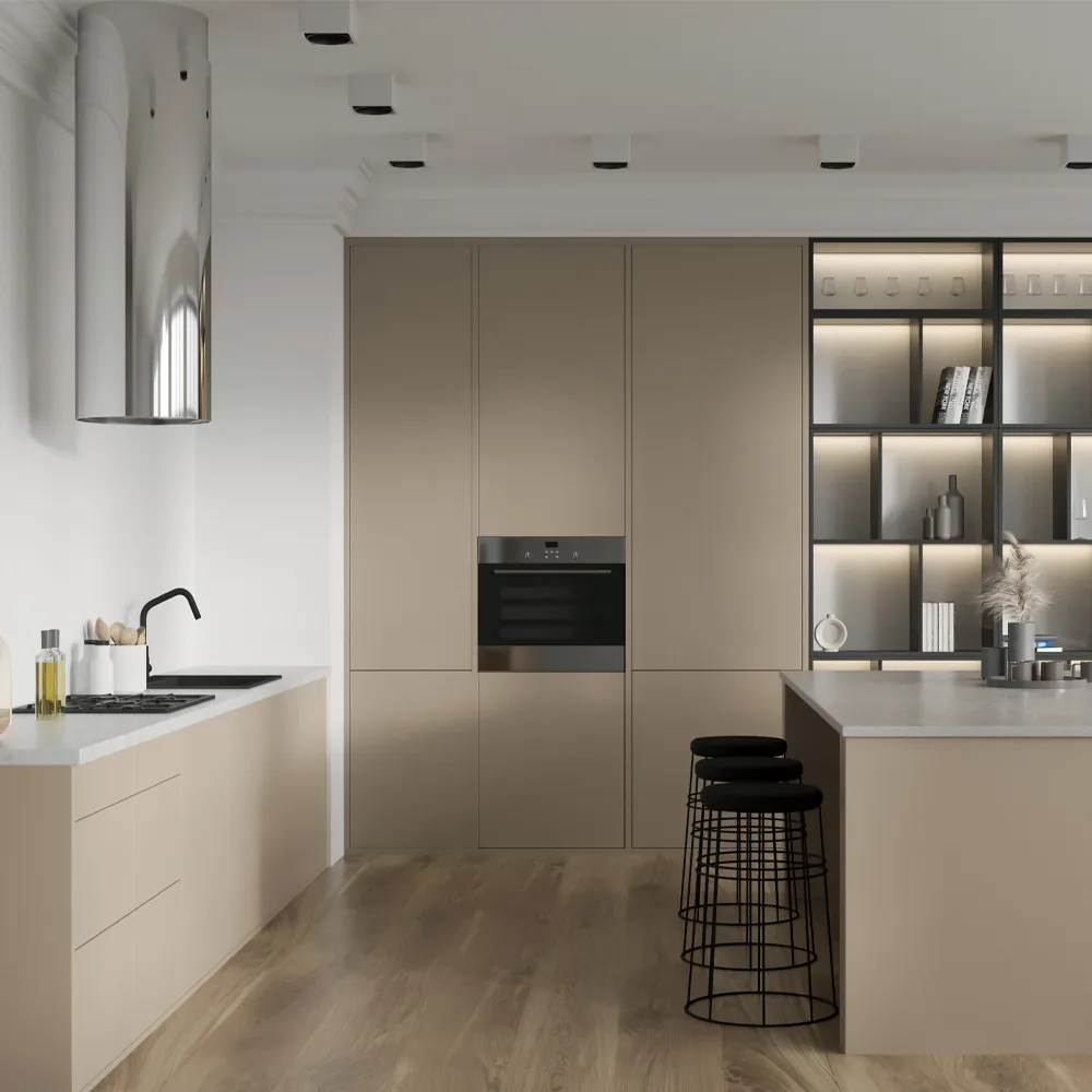 Panel FLUENT MATT mate color arena, nutmeg brown