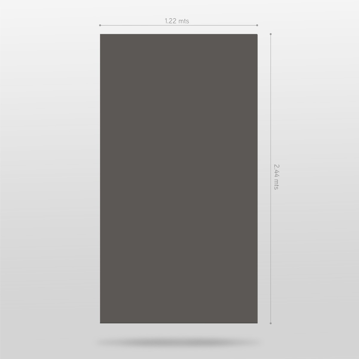 Laminado FENIX Grigio Aragona, 1.22 x 2.44 m, espesor 0.7 mm