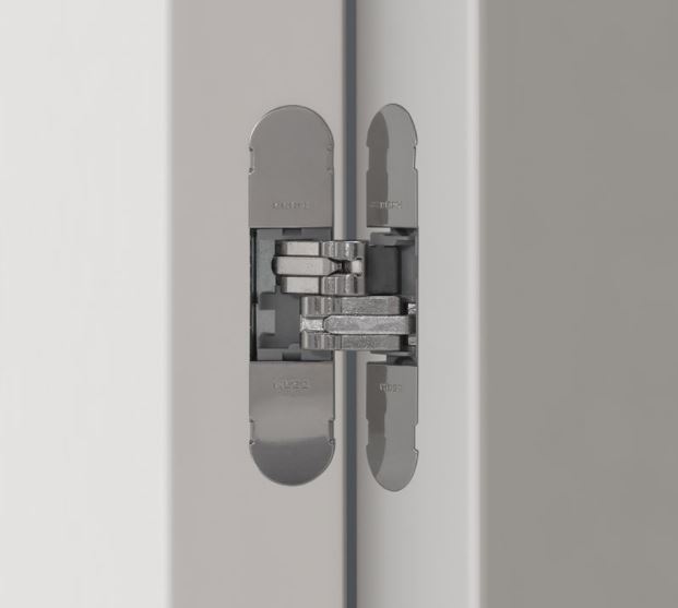 Bisagra oculta URBAN 1229 para puerta de comunicación para capacidad de carga de 22-27kg