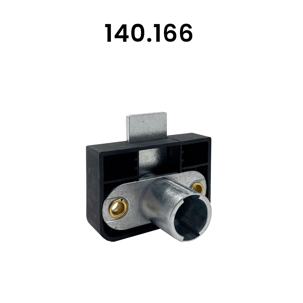 Cerradura horizontal con caja cuadrada