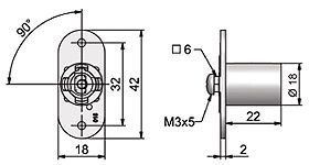 Cerradura para persiana
