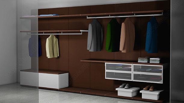 Sistema VERTIKO para armado de clóset, acabado gris plata