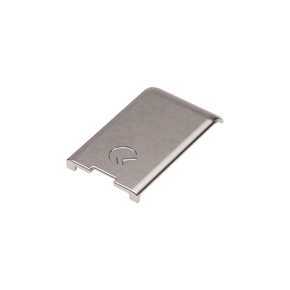 Bisagra KIMANA de 90º para puerta tipo secreter, acabado zinc niquelado