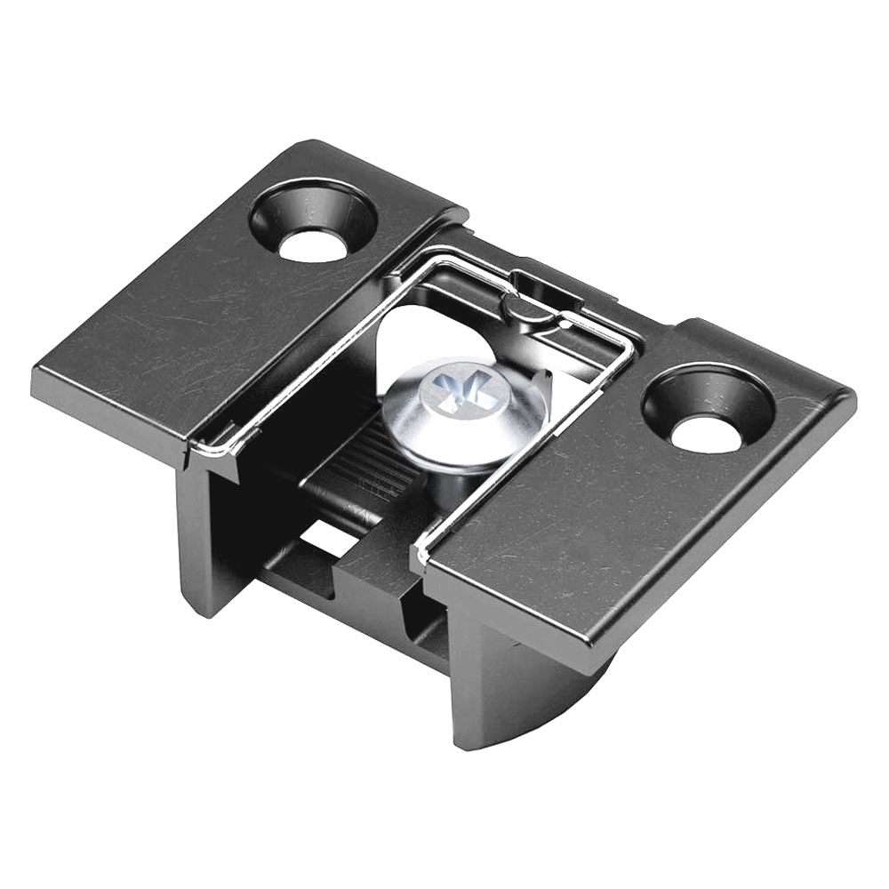 Bisagra KIMANA de 90º para puerta tipo secreter, color niquel negro