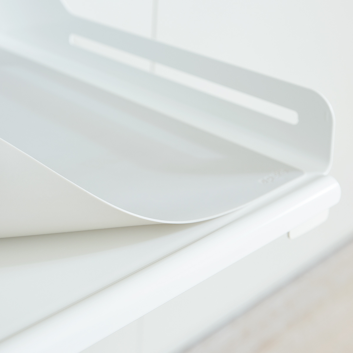 Entrepaño extraíble EXTENDO, Línea LIBELL para mueble de 900 mm, color blanco