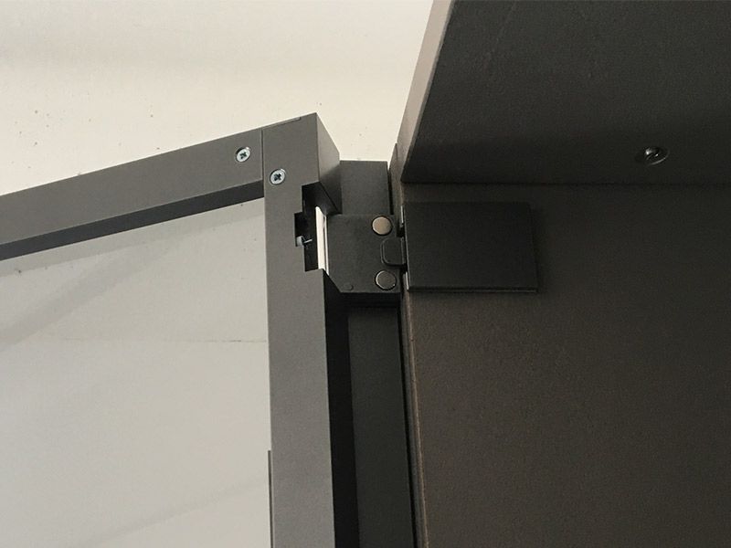 Perfil GLIX para corte a medida para puerta cristal