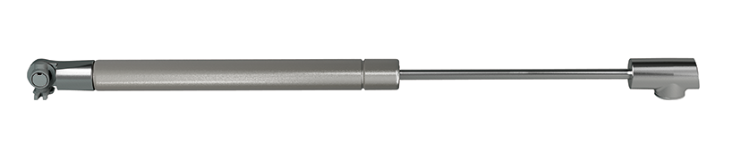 Pistón K12 up  de longitud 244mm.  120N de fuerza. acabado T-Met