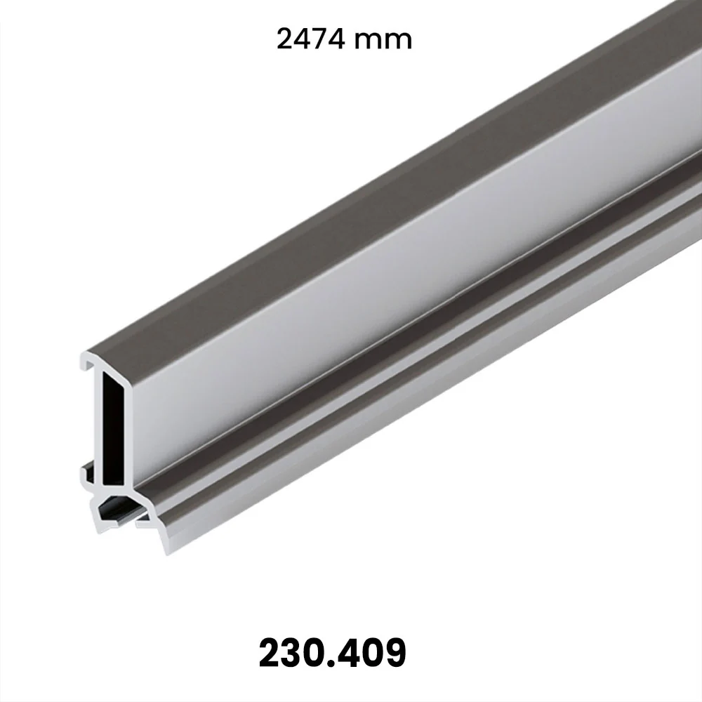 Kit Sistema corredizo CONCEPTA 3 PUSH capacidad de carga 35kg, para puertas de madera abatibles e insertables sin jaladera, izquierdo