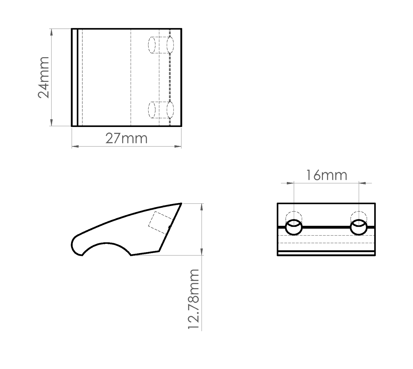 Jaladera recta JANINY
