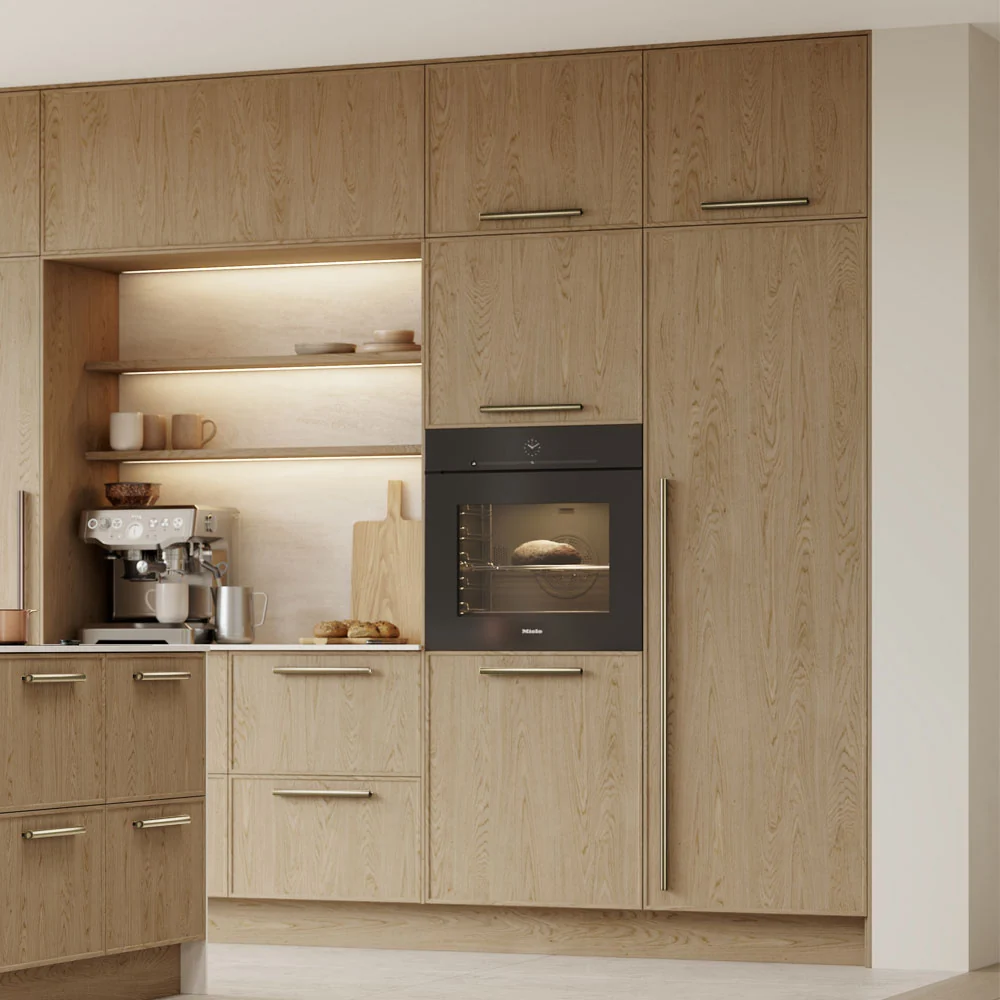 Jaladera color dorado para cajones y gabinetes