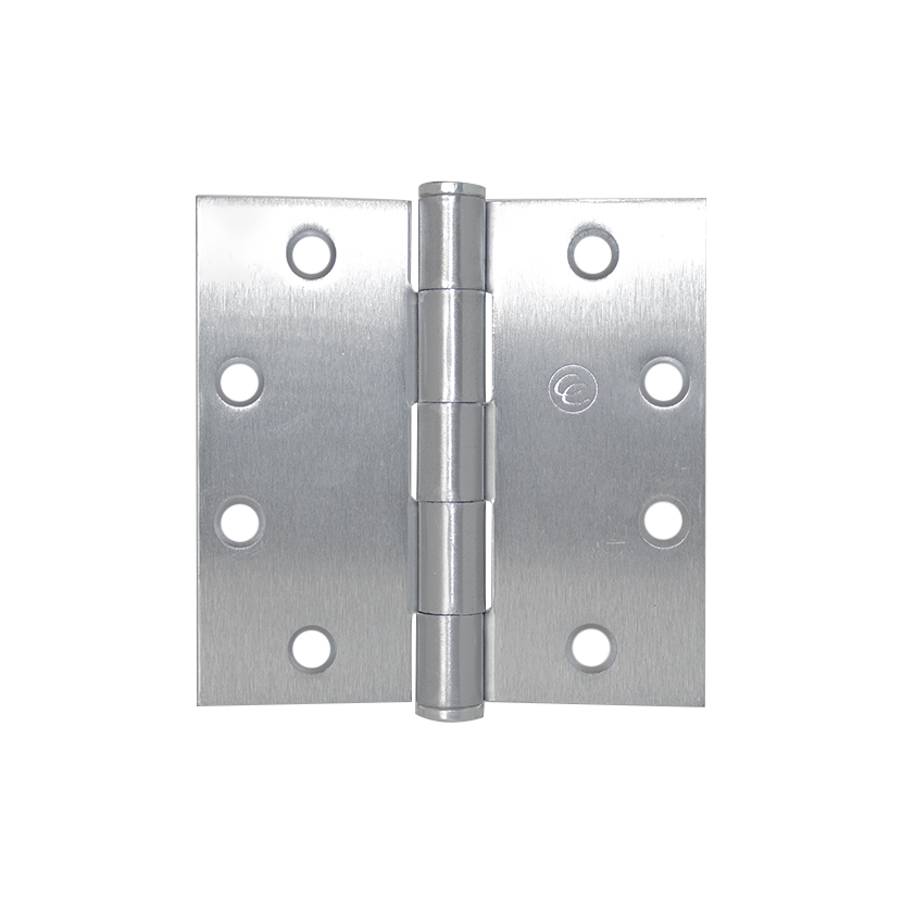 Bisagra plana de libro HAGER para puertas, 4.5 x 4.5 pulgadas, acabado satinado