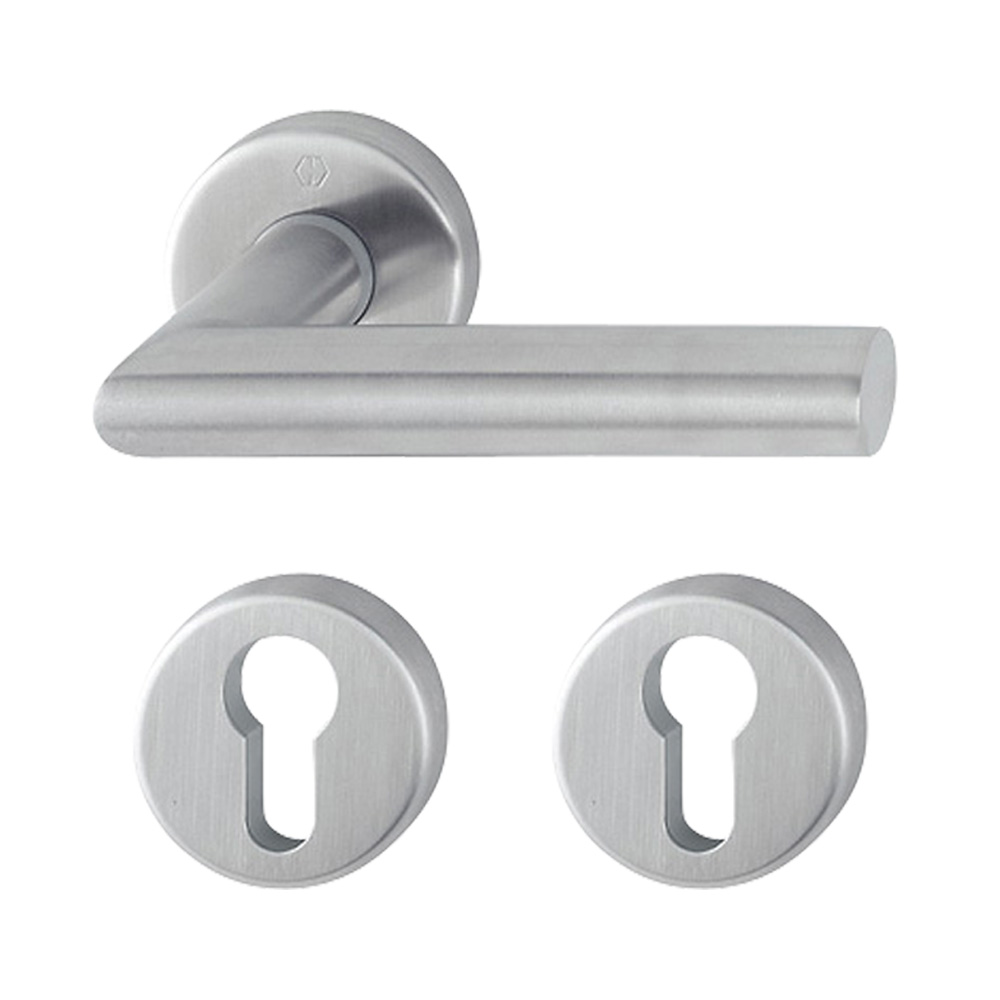 Manijas AMSTERDAM para recámara, para espesor de 37-47mm, acabado acero inox