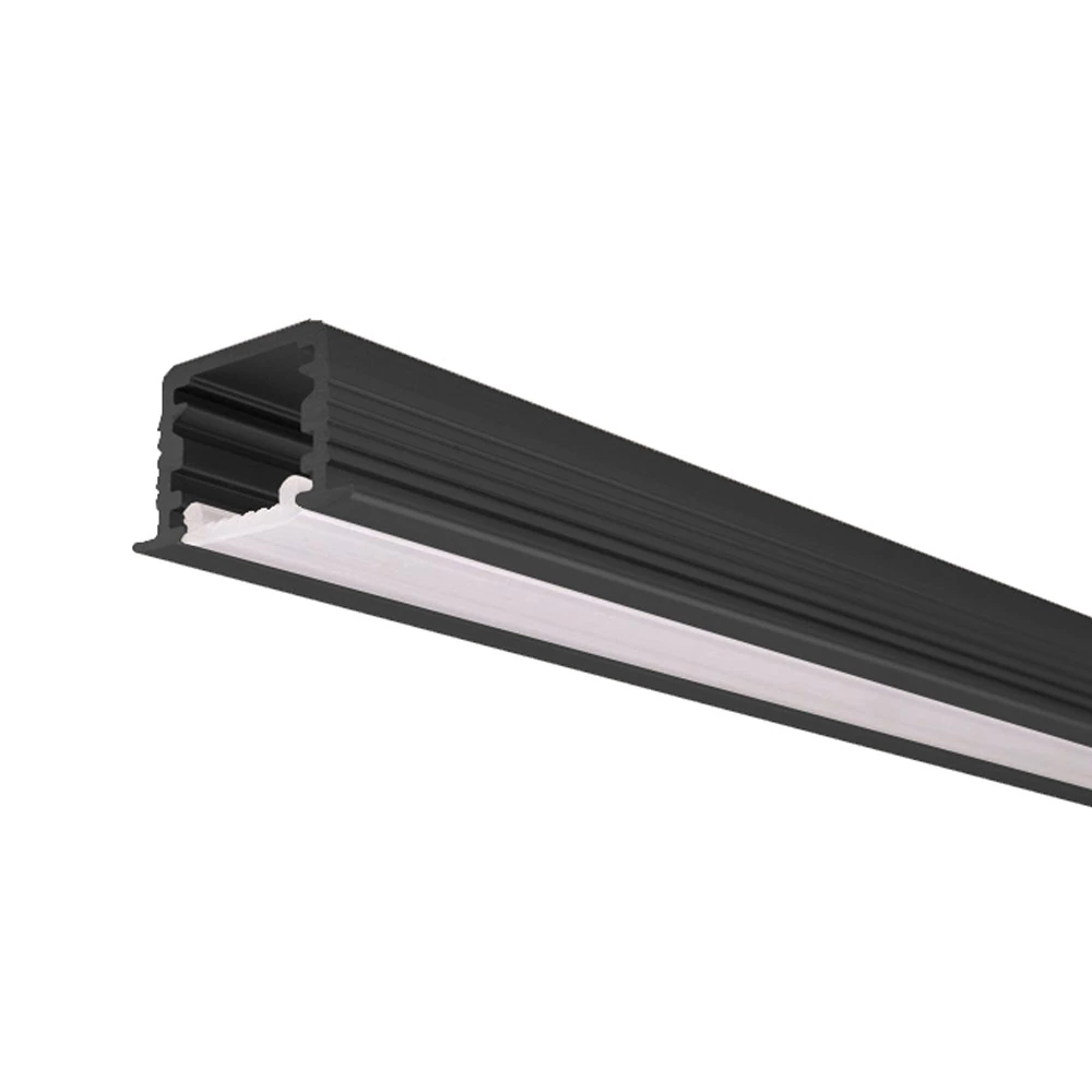 Perfil de aluminio DIVA color negro