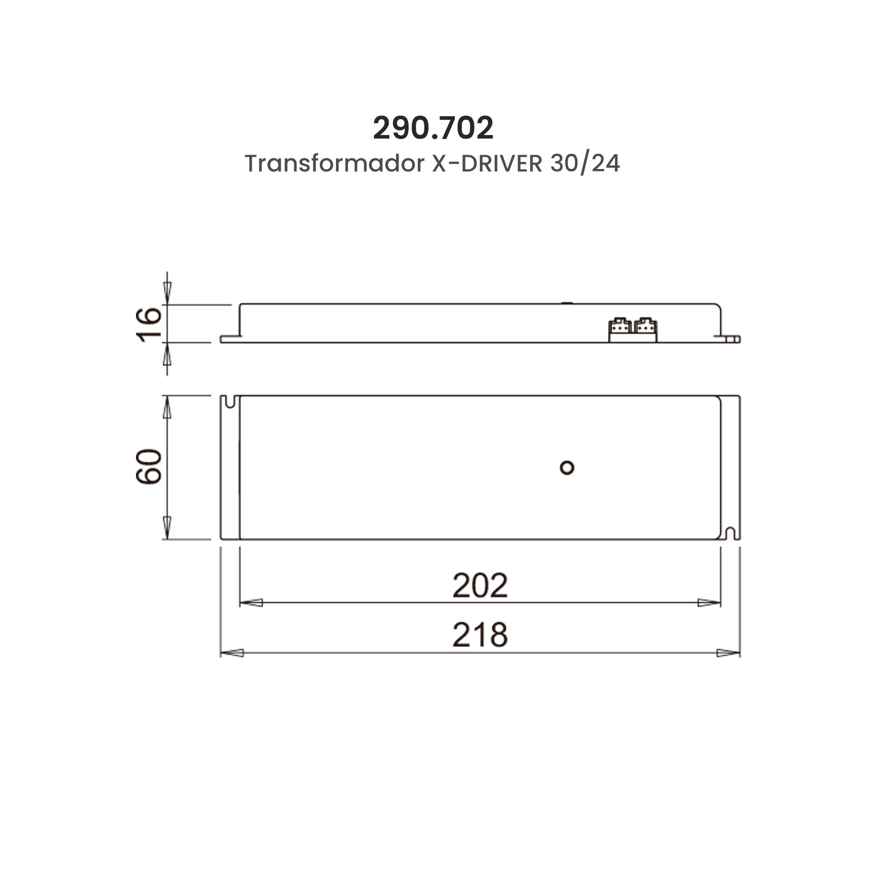Kit Transformador X-DRIVER 15/24 15W a 120V y Cable de conexión, Sistema M24