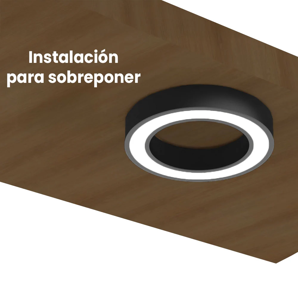 Lámpara HOLL BH D-motion para embutir, 4.5w/24Vcd, Luz Cálida/Natural | M24