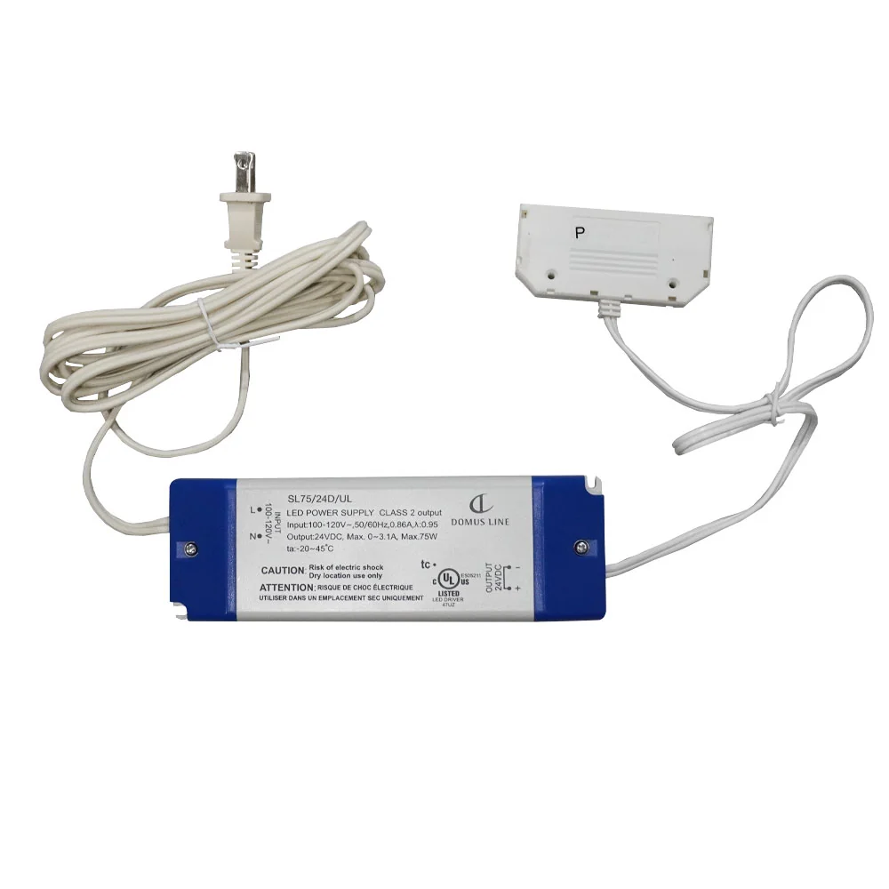 Transformador SLT 75/24 75W a 120V clavija americana para sistema M24