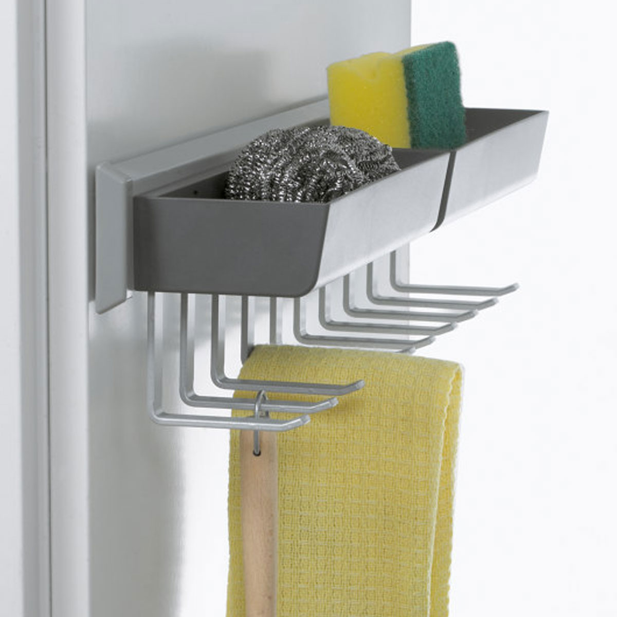 Corbatero extraíble PESOLO con 2 charolas y 10 ganchos, medidas 465 x 115 x 108 mm