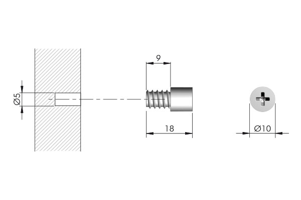 Sistema de unión PLINTH CLIP para fijación de zoclos