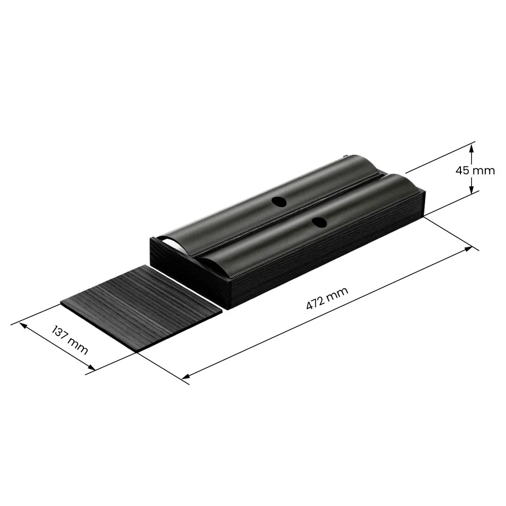 Sistema organizador cubertero LINIQ, acabado fresno negro