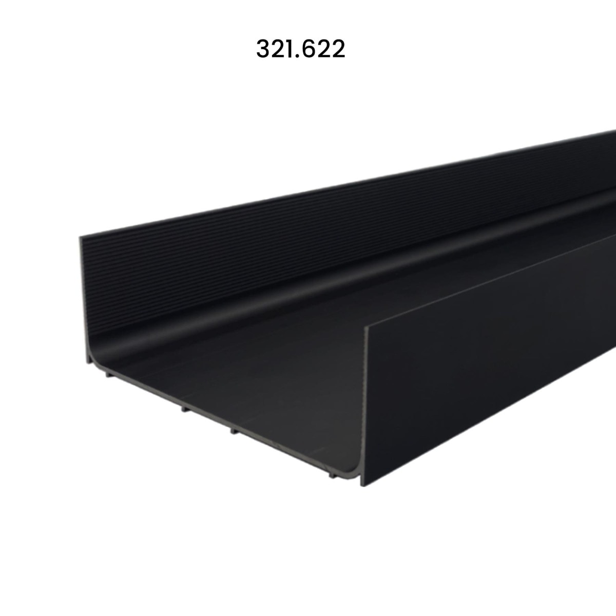 Sistema REVEAL perfil corte a medida para organización de cajones, long. 2100 mm, acabado antracita