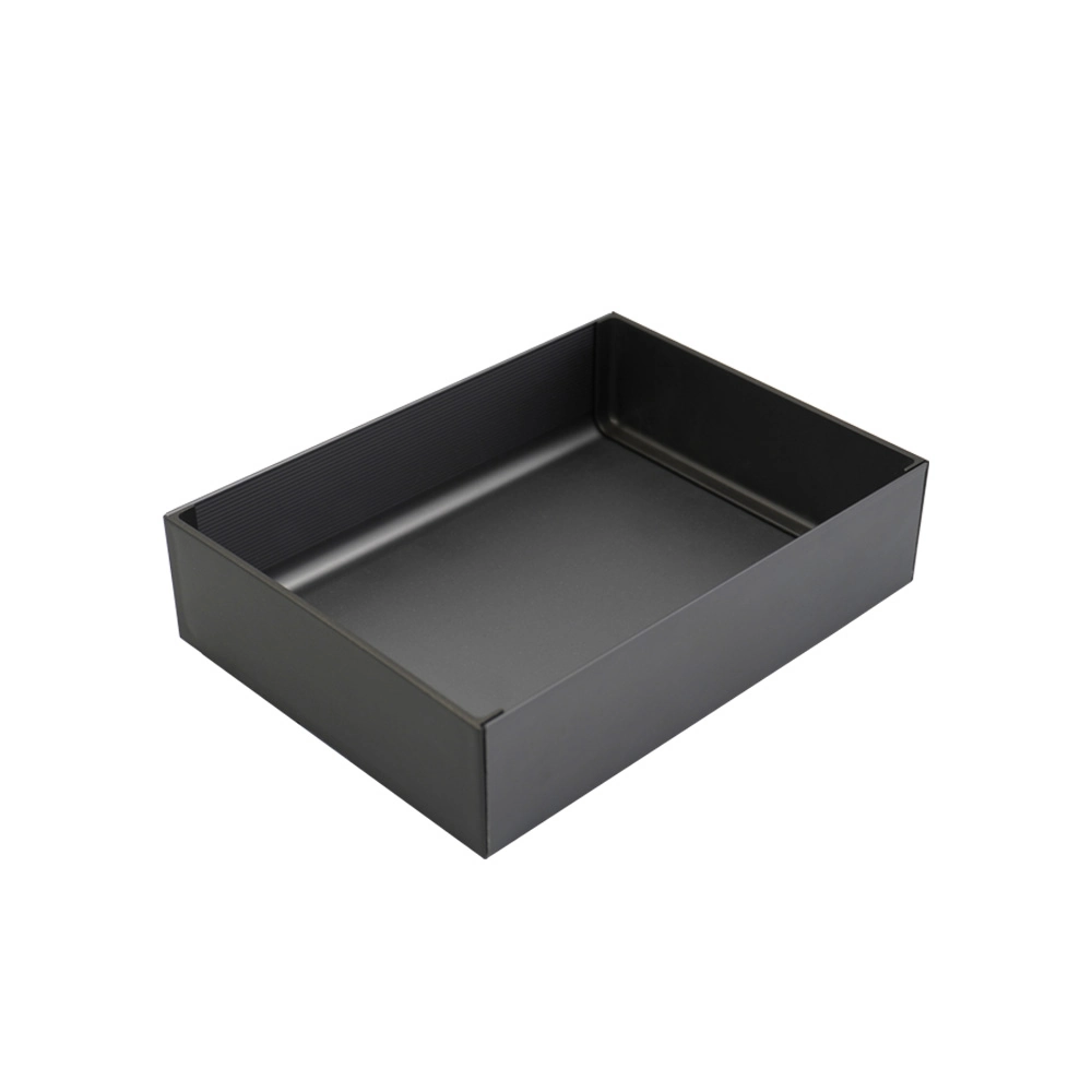 Caja Organizadora REVEAL sencillo, 200mm x 150mm, acabado aluminio anodizado antracita