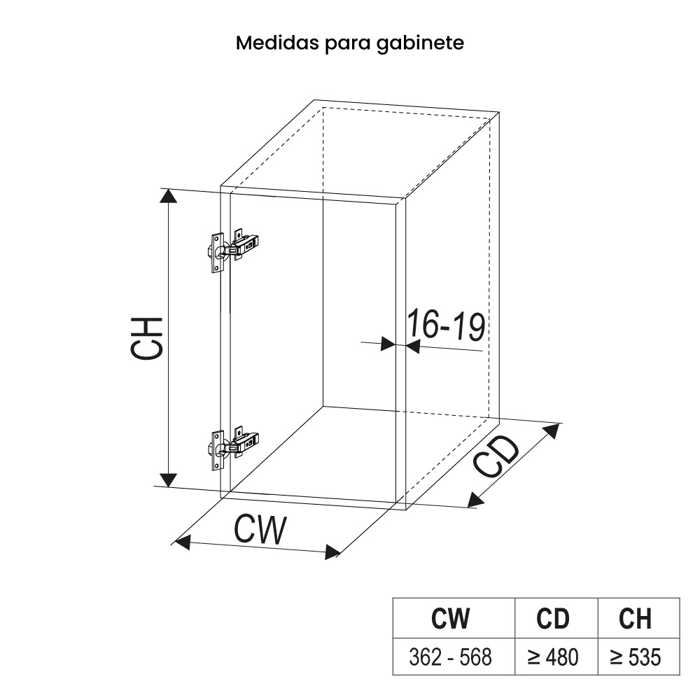 Mecanismo extraible para superficie de apoyo ChefsTable de 600 mm, color antracita
