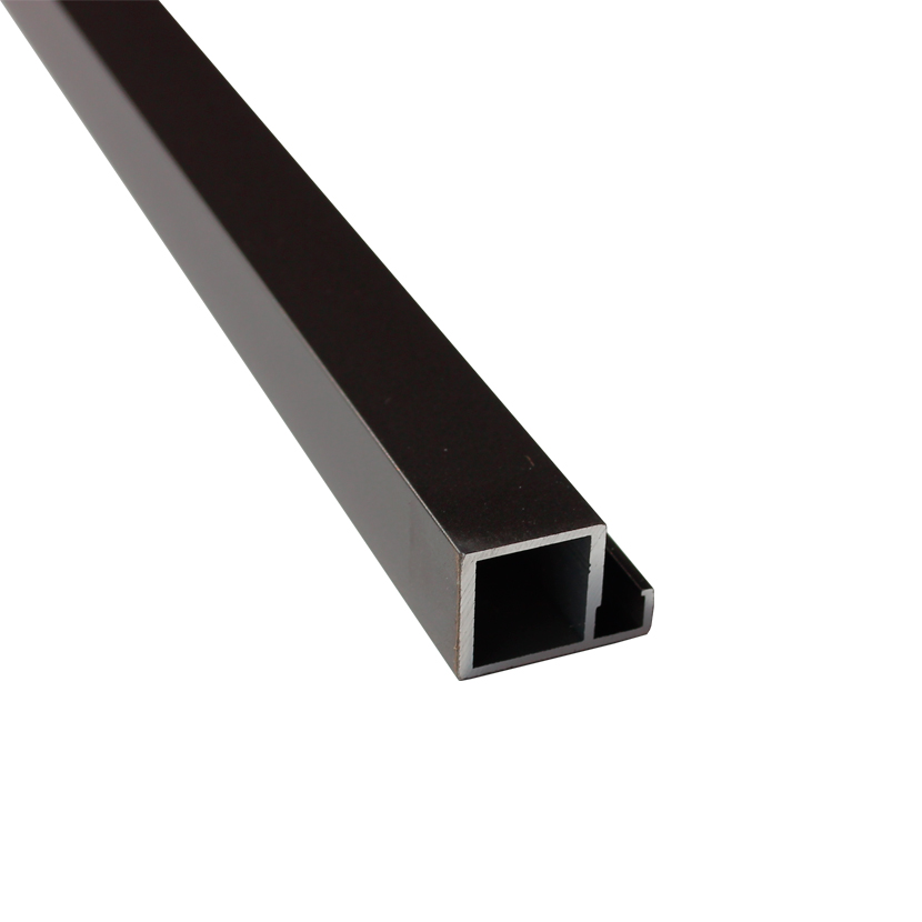 Perfil de aluminio FACTOR para puerta ancha de cristal