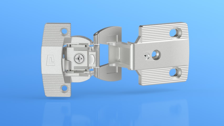 Bisagra FOLD para puertas con giro de 270°