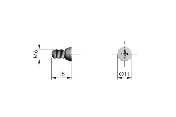 Herraje VIS para armar camas