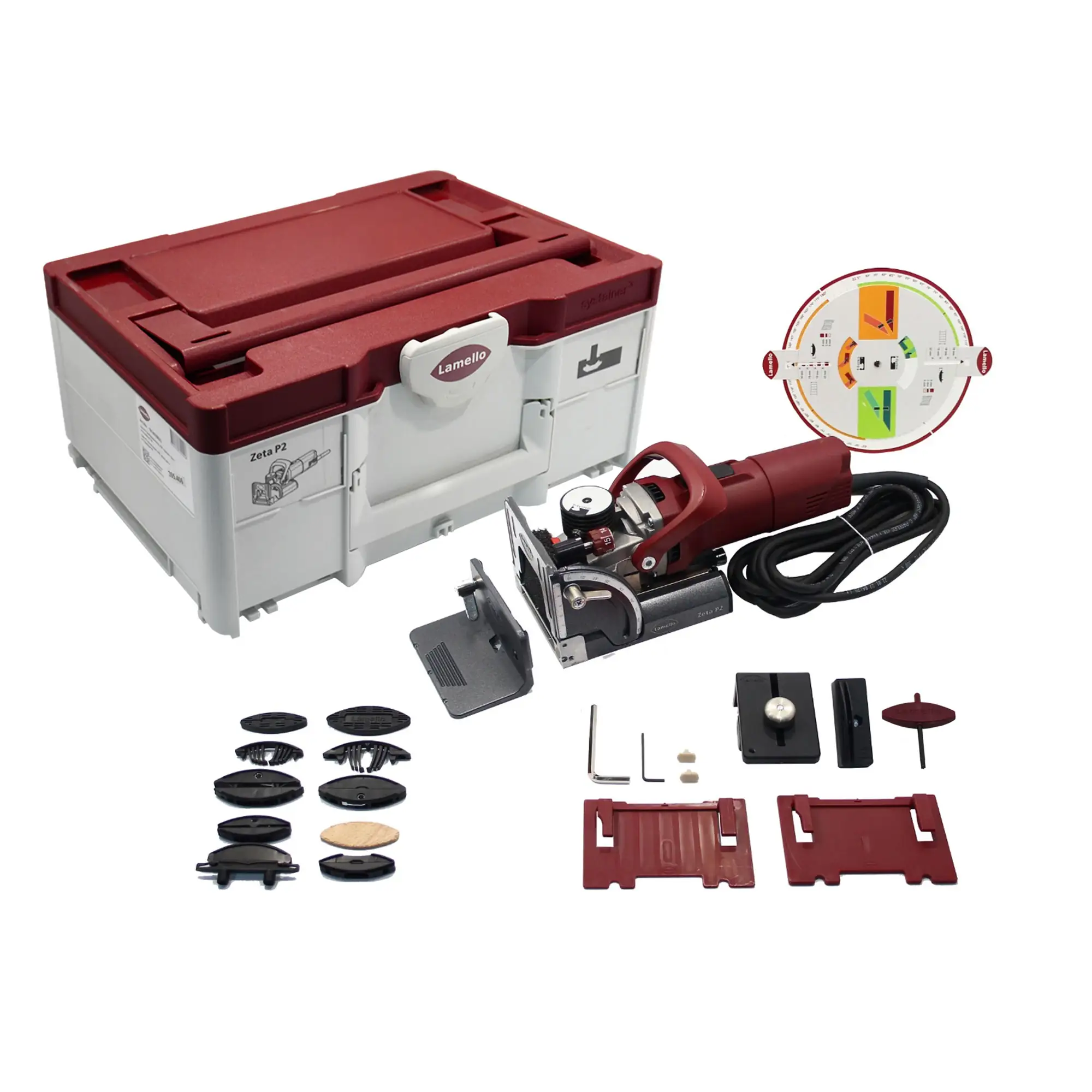 Máquina engalletadora Zeta P2 con disco de corte punta Carburo de Tungsteno para fresados de conectores P-System