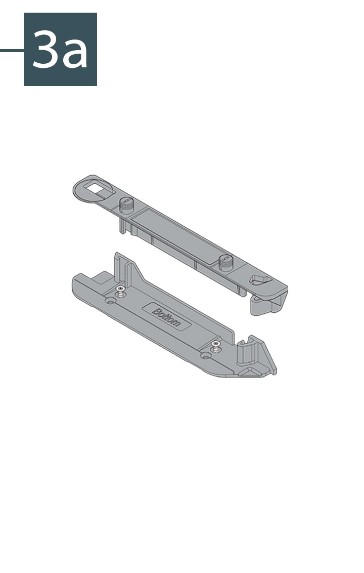 Soporte para SERVO-DRIVE fijación a piso y techo