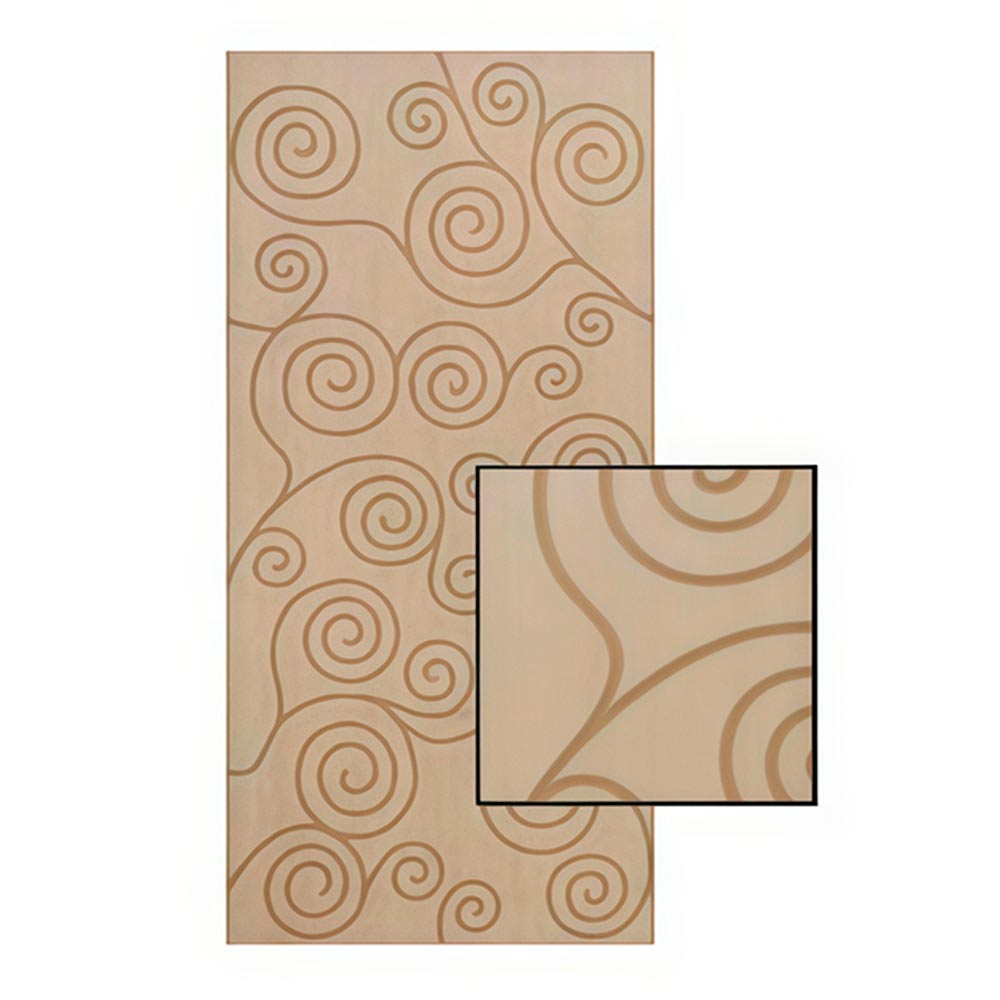 Panel tallado ARABESQUES, medida 19 x 1250 x 2500 mm, acabado natural