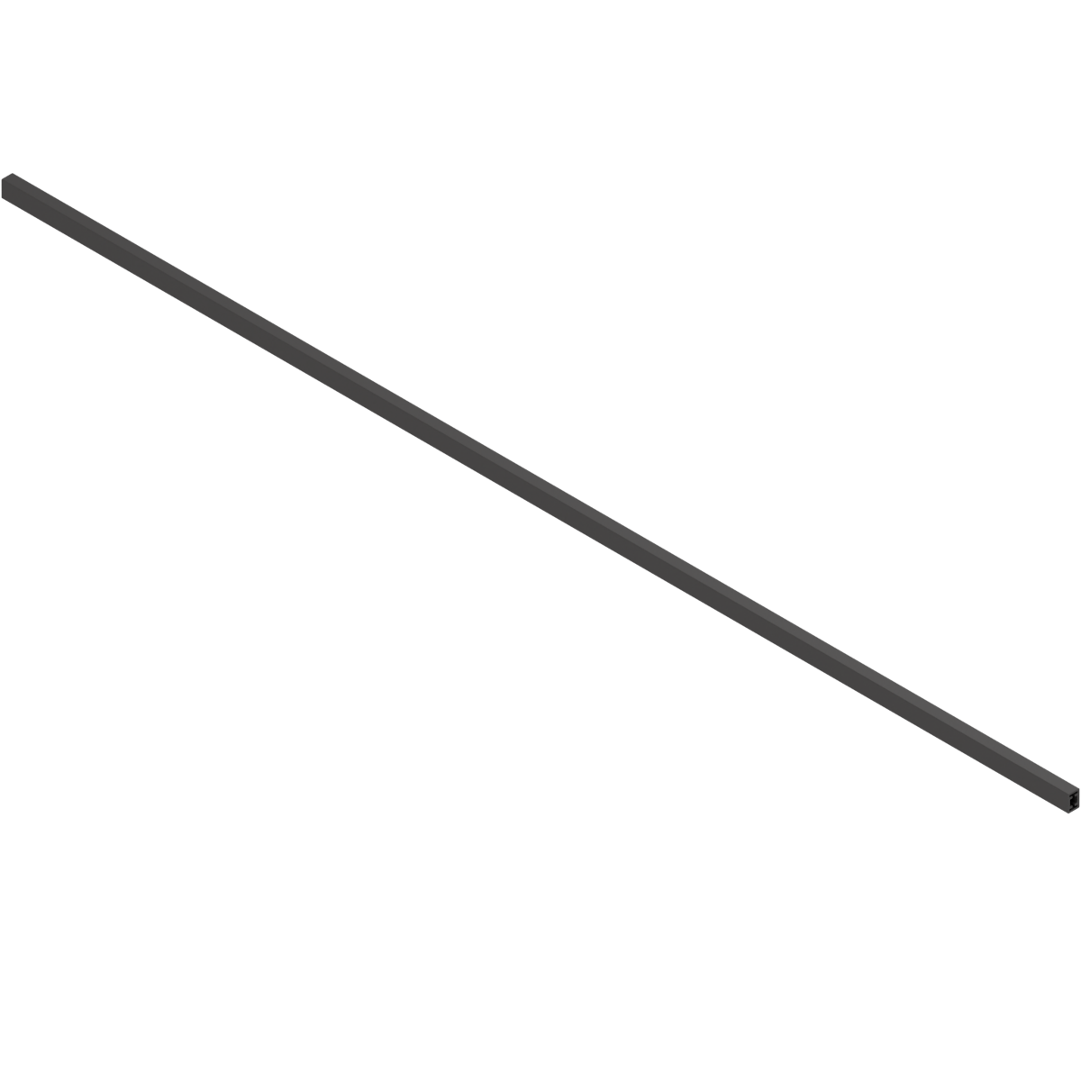 Galeria LEGRABOX, longitud 1080 mm, negro carbón mate